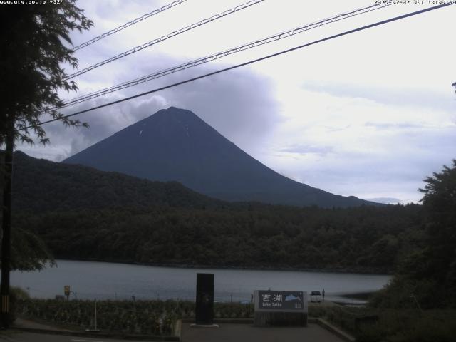 西湖からの富士山
