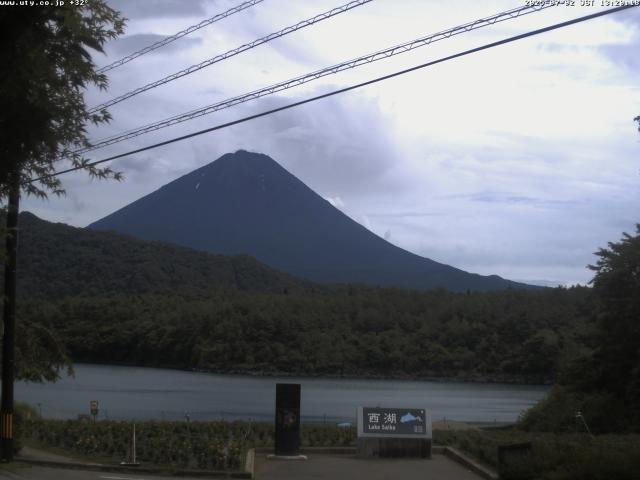 西湖からの富士山
