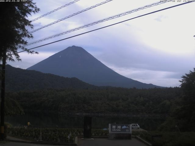 西湖からの富士山