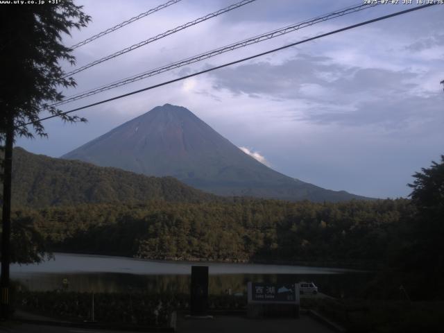 西湖からの富士山