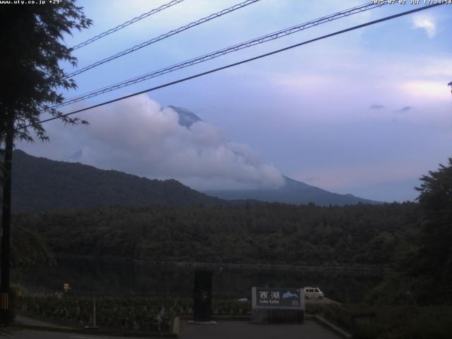 西湖からの富士山