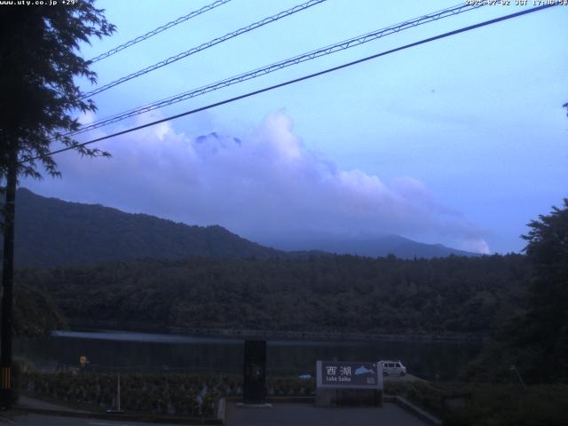 西湖からの富士山
