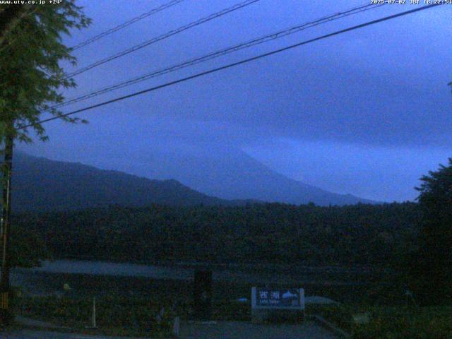 西湖からの富士山