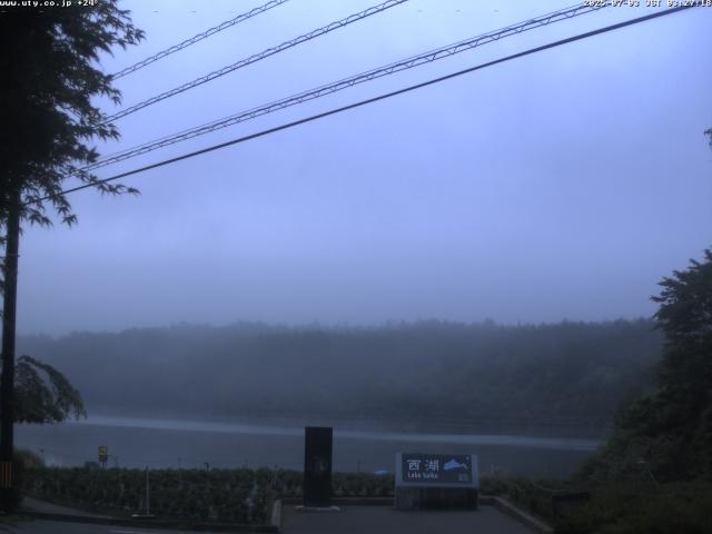 西湖からの富士山