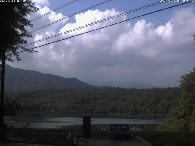 西湖からの富士山