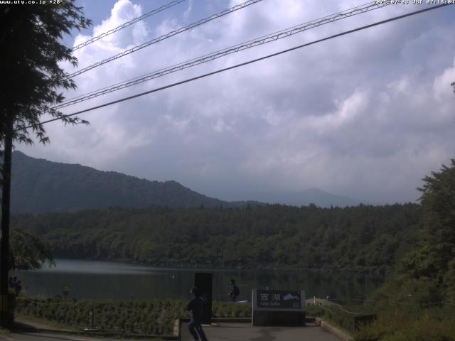 西湖からの富士山
