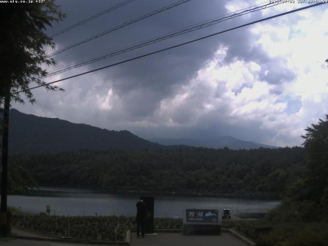 西湖からの富士山