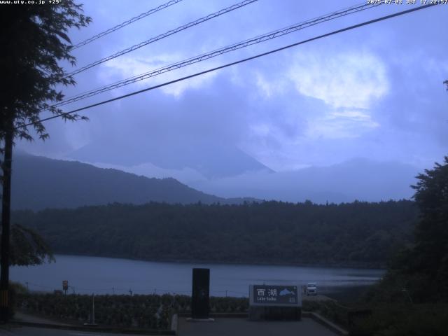 西湖からの富士山