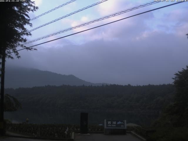 西湖からの富士山