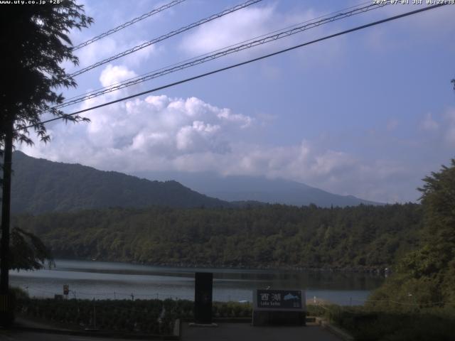 西湖からの富士山