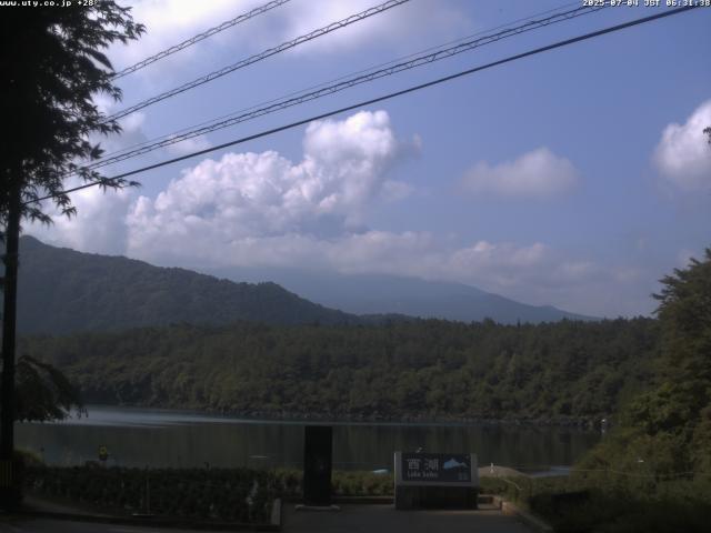 西湖からの富士山