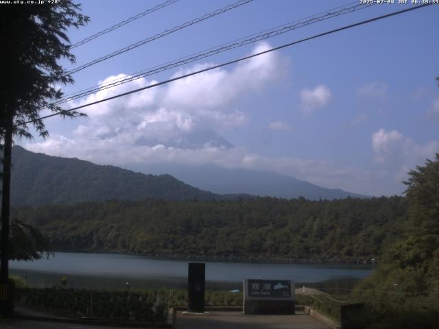 西湖からの富士山