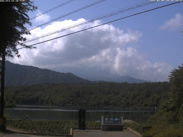 西湖からの富士山