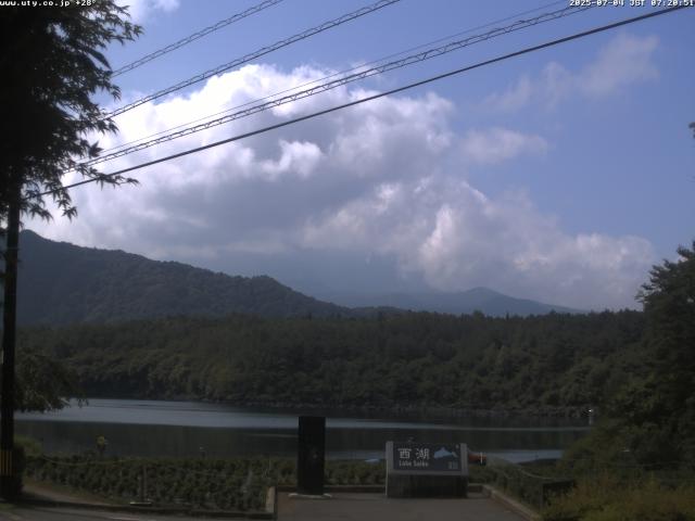 西湖からの富士山