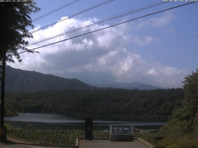 西湖からの富士山