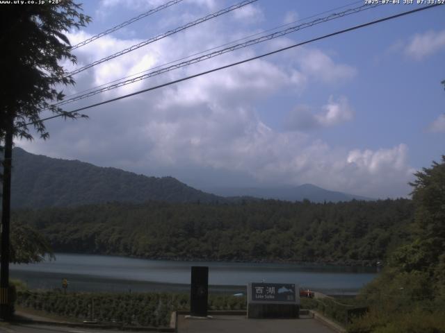 西湖からの富士山
