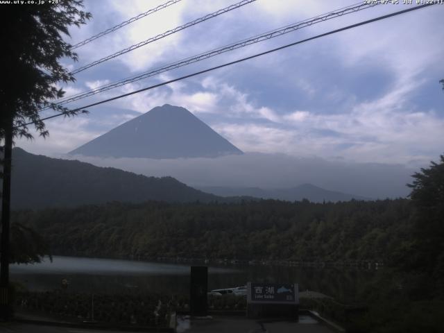 西湖からの富士山