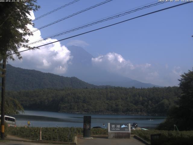 西湖からの富士山