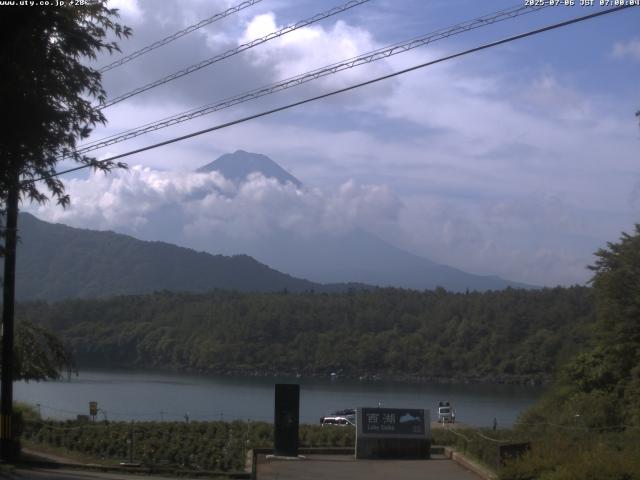 西湖からの富士山