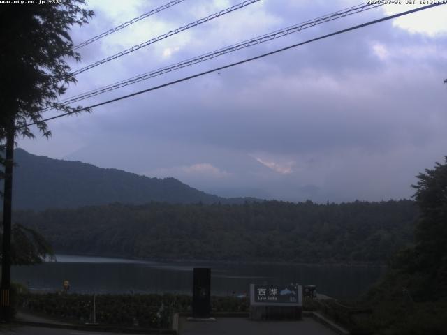 西湖からの富士山