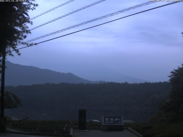 西湖からの富士山