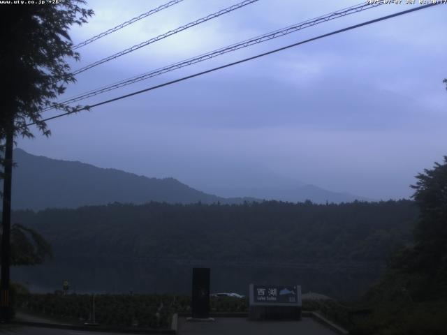 西湖からの富士山