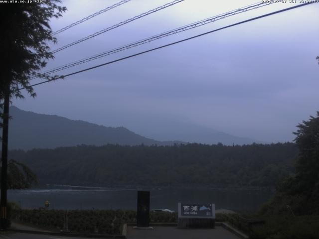 西湖からの富士山