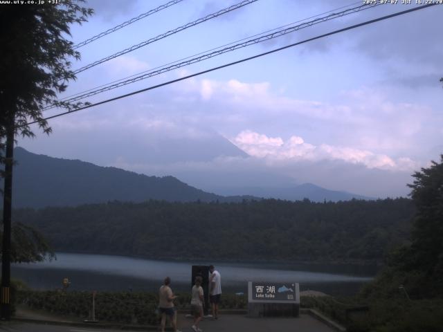 西湖からの富士山
