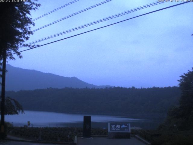 西湖からの富士山