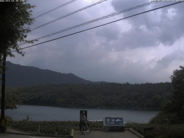 西湖からの富士山