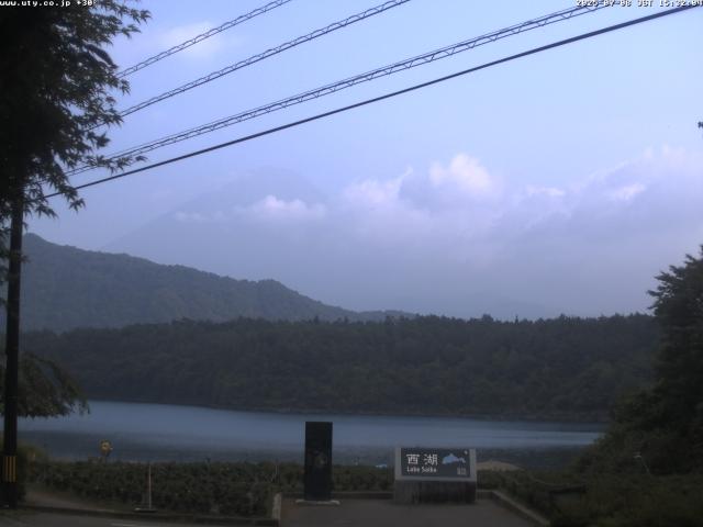 西湖からの富士山