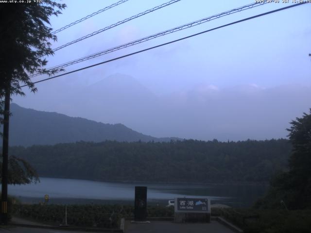 西湖からの富士山