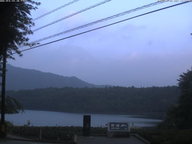 西湖からの富士山