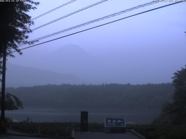 西湖からの富士山