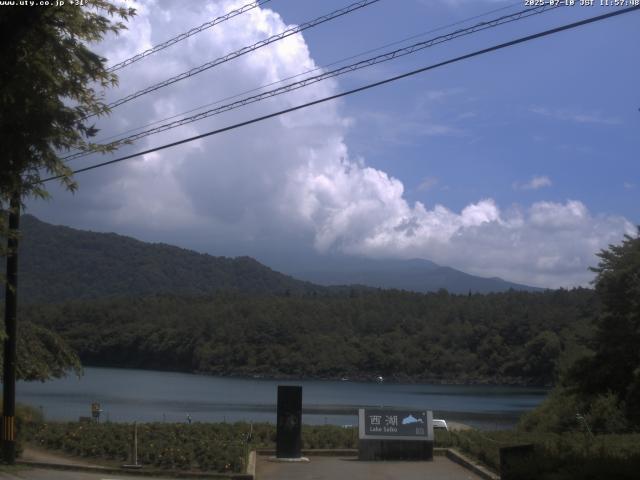 西湖からの富士山
