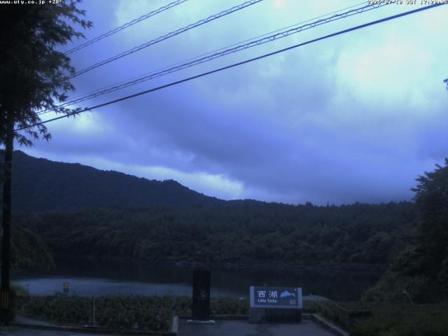 西湖からの富士山