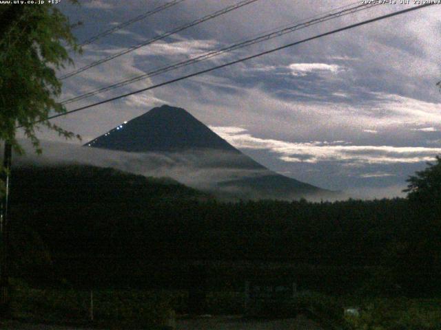 西湖からの富士山