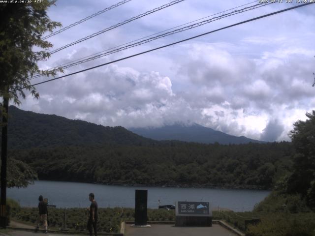 西湖からの富士山