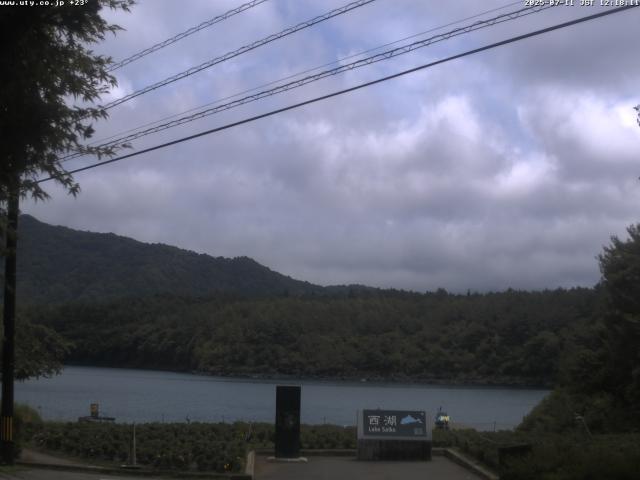 西湖からの富士山