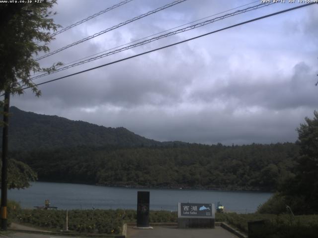 西湖からの富士山