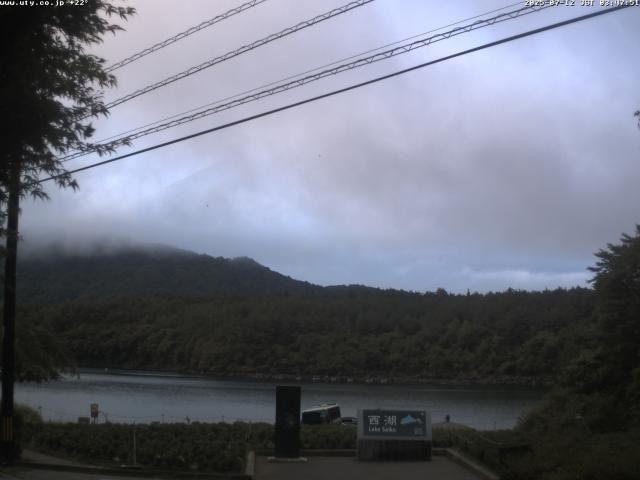西湖からの富士山