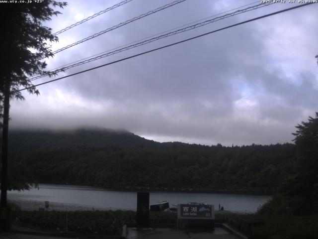 西湖からの富士山
