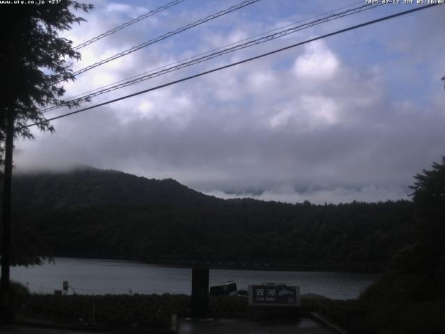 西湖からの富士山
