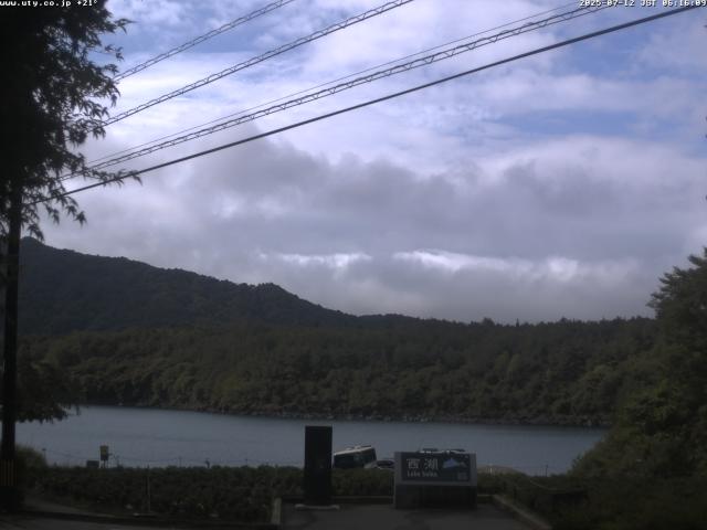 西湖からの富士山