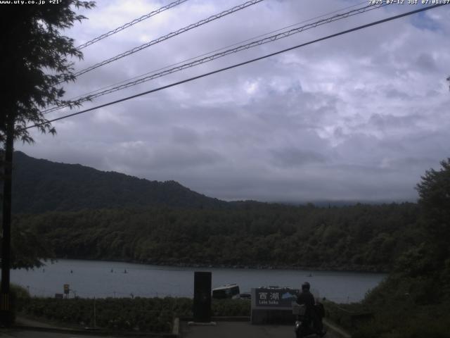 西湖からの富士山