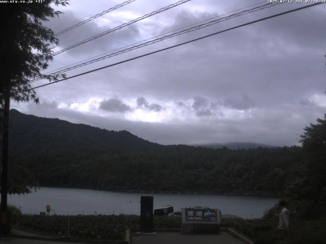 西湖からの富士山