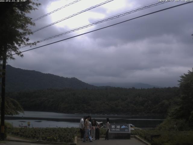 西湖からの富士山
