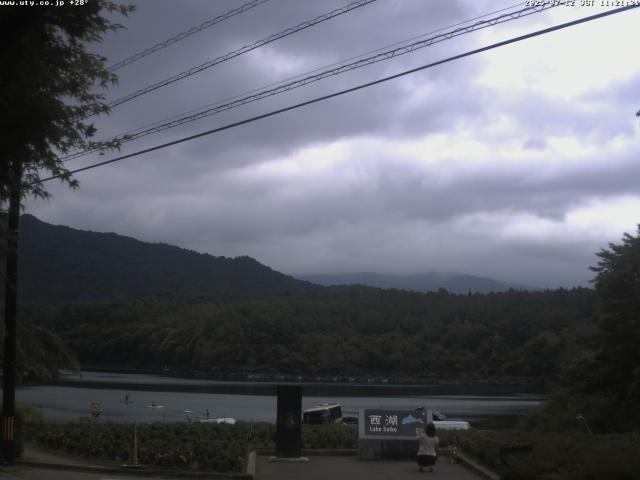 西湖からの富士山