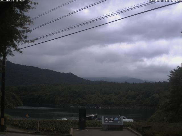 西湖からの富士山