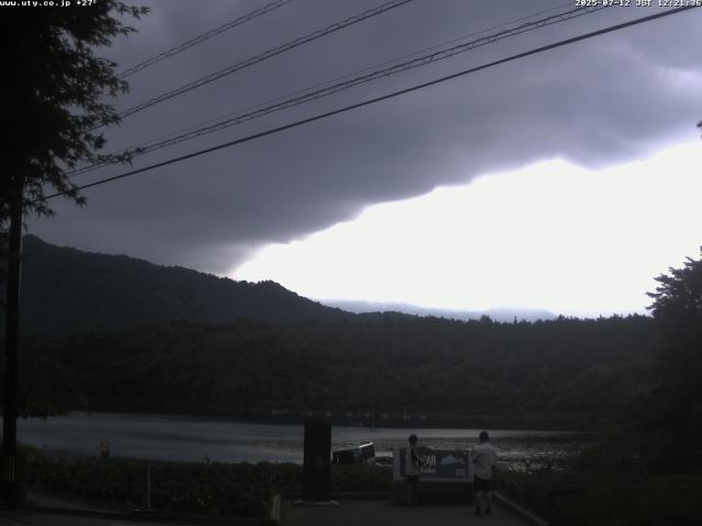 西湖からの富士山
